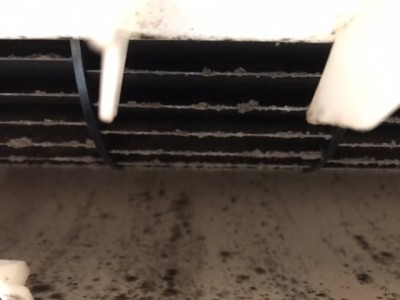 海老名市泉にてエアコンクリーニング,パナソニック2018年製。お掃除初めて。